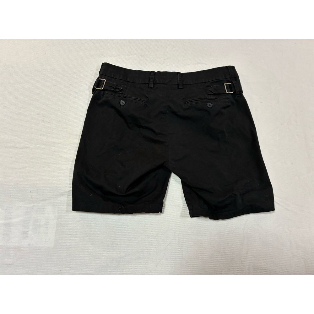 Vince Women's‎ Chino Shorts Size 8 Black Cotton Blend Modern Side Adjusters